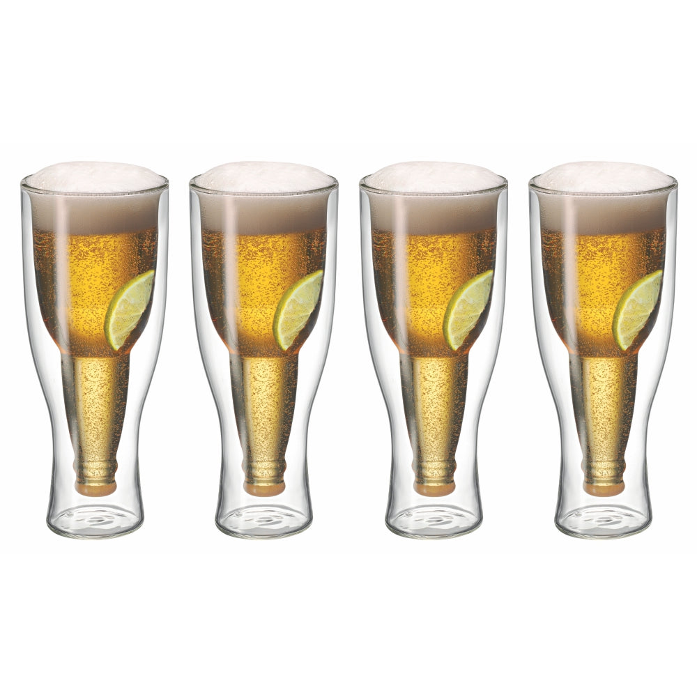 Load image into Gallery viewer, AVANTI TOP UP! Twin Wall Beer Glass 400ml