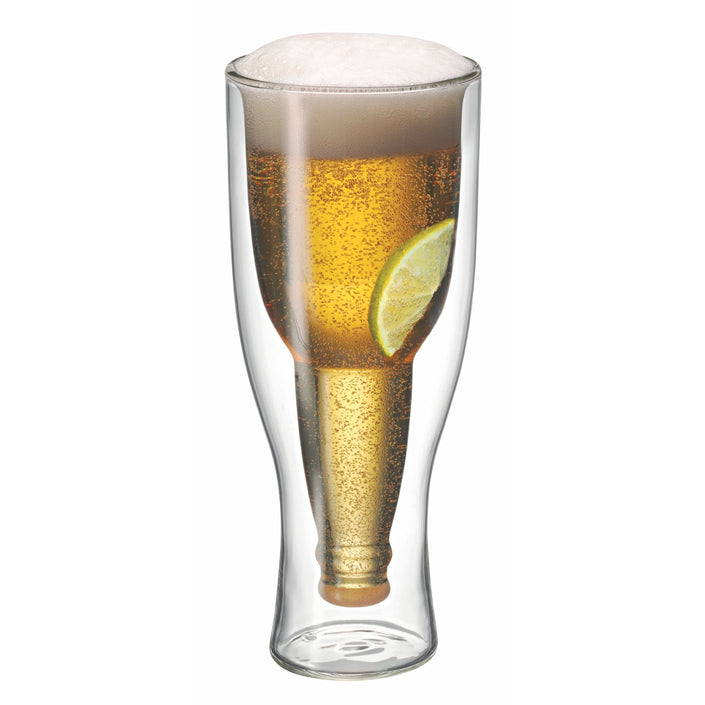 AVANTI TOP UP! Twin Wall Beer Glass 400ml