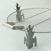 ALFRED RIESS Fire Pit Grill Grates with Handles - Medium