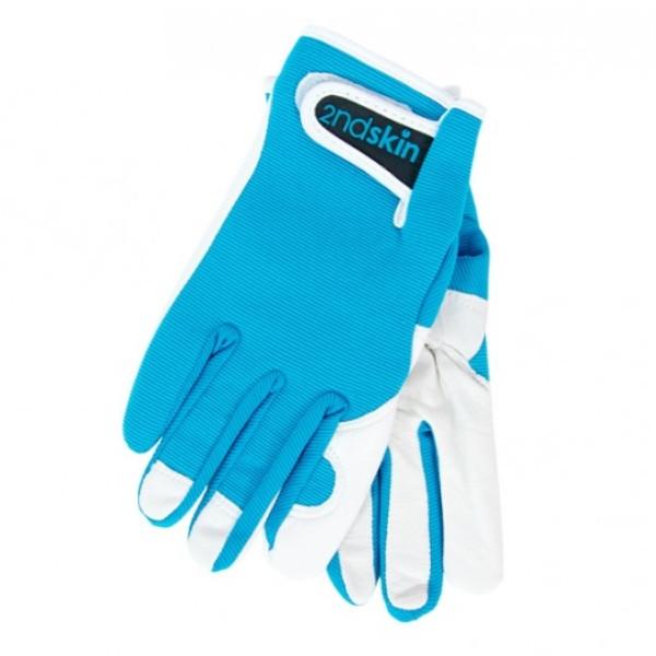 Men's Goatskin and Lycra Gloves- Annabel Trends Brand - Aqua colour