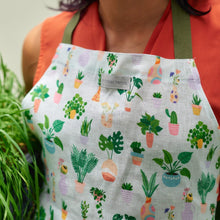 Load image into Gallery viewer, ANNABEL TRENDS Linen Apron Plant Lover