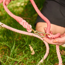 Load image into Gallery viewer, ANNABEL TRENDS Hot Dog Multipurpose Rope Lead - Peach Powder