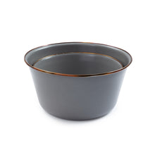 Load image into Gallery viewer, BAREBONES Enamel Mixing Bowls Set 2 - Slate Grey