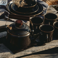 Load image into Gallery viewer, BAREBONES Enamel Teapot - Charcoal