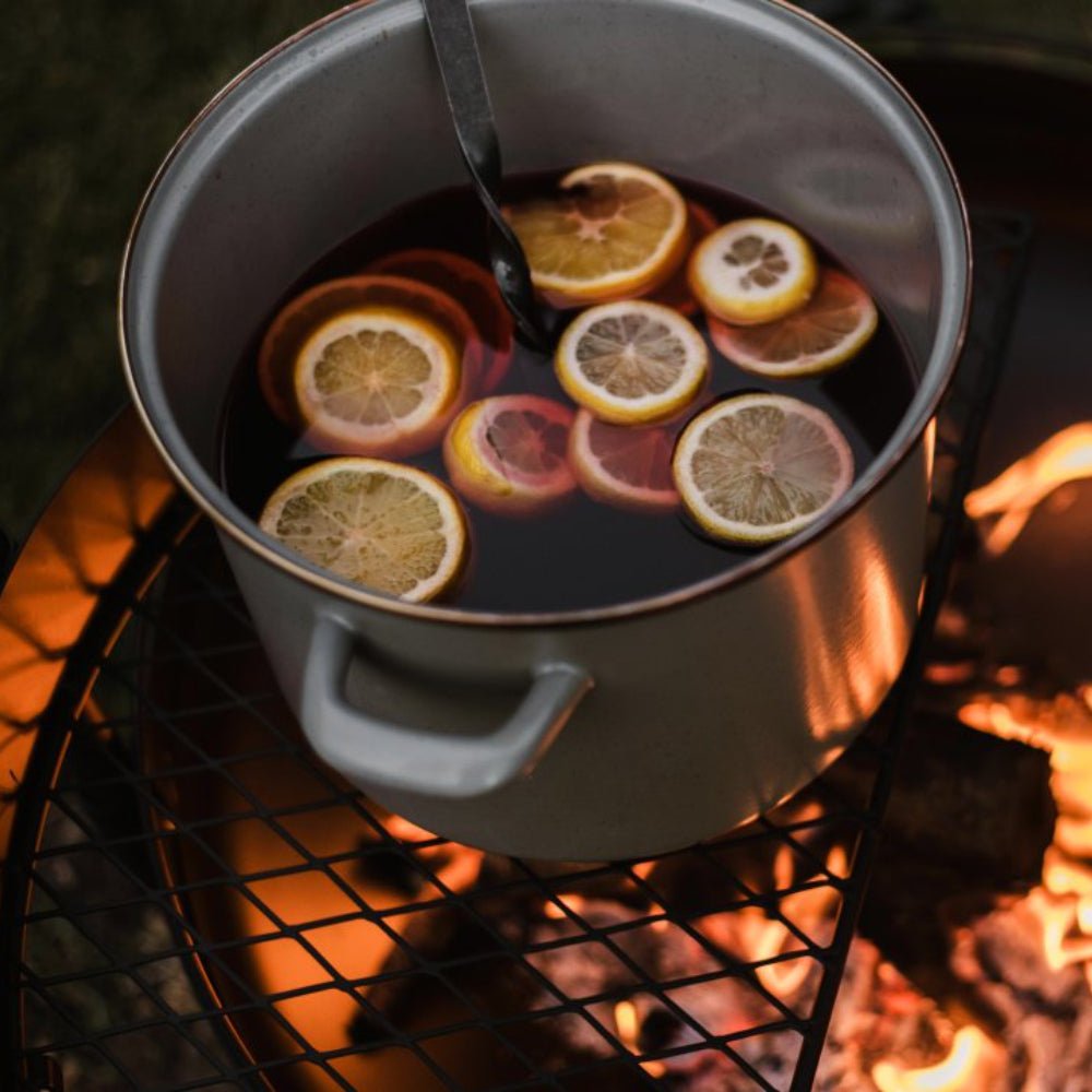 Load image into Gallery viewer, BAREBONES Enamel Stock Pot - Slate Grey