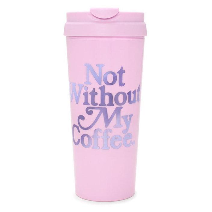 Ban.do Not without my coffee thermal mug