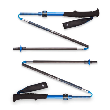 BLACK DIAMOND Distance Carbon FLZ Trekking Poles Blue - Pair
