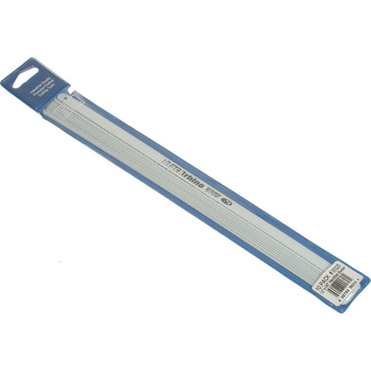 BLACK RHINO Replacement Bi-Metal Hand Hacksaw Blades - 10 Pack