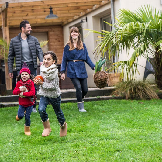 BLACKFOX Cheyenne Adult Waterproof Fur Lined Outdoor Gumboot - Brown**LIMITED STOCK**