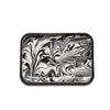BORNN Enamelware Marble Rectangular Tray - Black