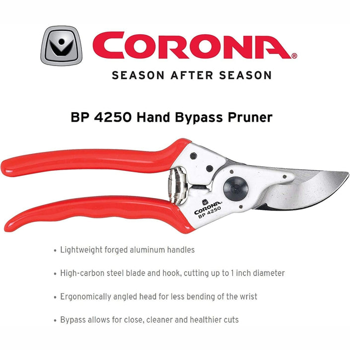 CORONA BP4250 Forged Aluminum Bypass Pruner Secateurs - 1 inch capacity