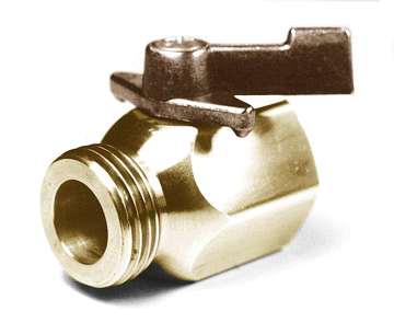 FOGG-IT Brass Shut-off Valve 1/4 Turn