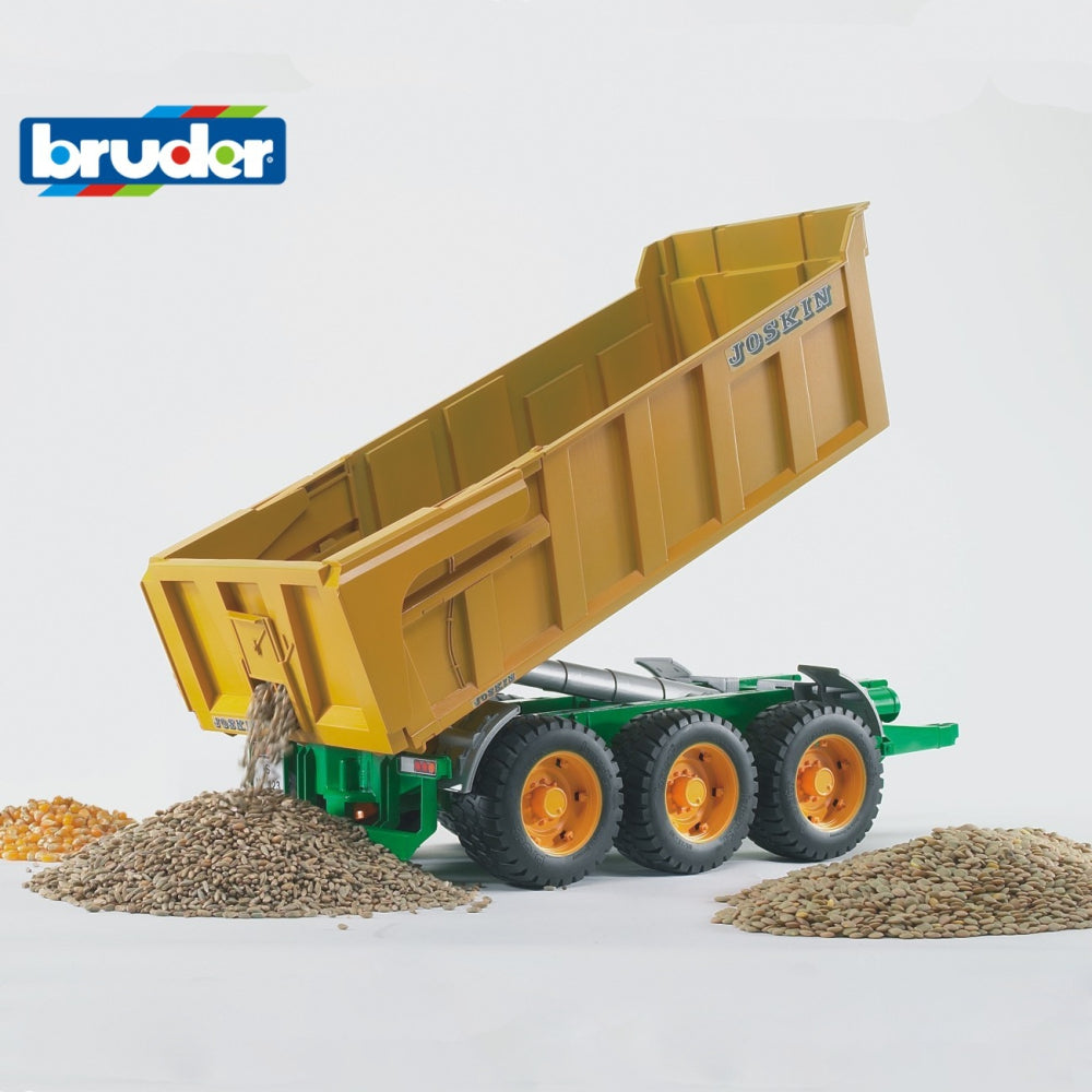 Load image into Gallery viewer, BRUDER Joskin Tipping Trailer 1:16