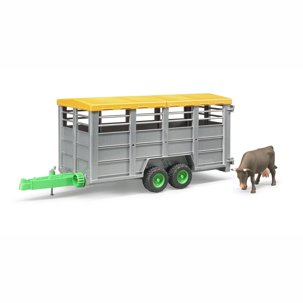 Load image into Gallery viewer, BRUDER Livestock Trailer with 1 cow 1:16