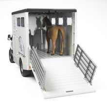Load image into Gallery viewer, BRUDER Mercedes Benz Sprinter animal transporter  1:16