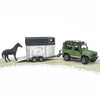 BRUDER Land Rover Defender with Horse Trailer 1:16