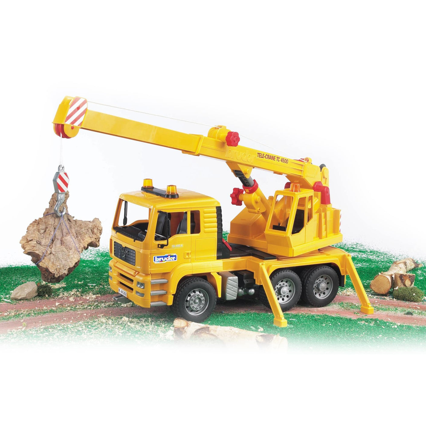 Load image into Gallery viewer, BRUDER MAN TGA Crane Truck 1:16