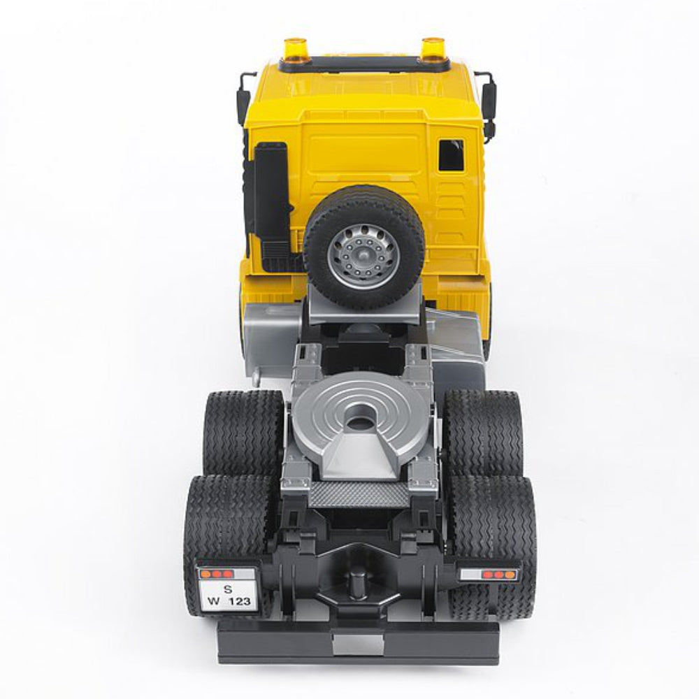 Load image into Gallery viewer, BRUDER MAN TGA Low loader truck with JCB Backhoe loader 1:16