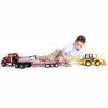 BRUDER MACK Granite  Low Loader w/JCB 4CX Backhoe Loader 1:16