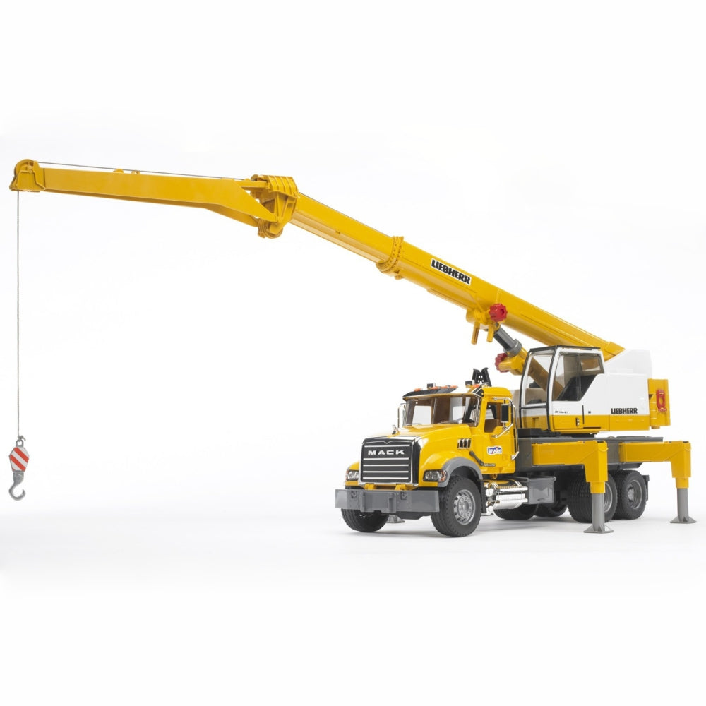 Load image into Gallery viewer, BRUDER MACK Granite Liebherr crane truck 1:16