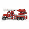 BRUDER MACK Granite Fire Engine w/Slewing Ladder & Water Pump 1:16