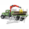 BRUDER MACK Granite Timber Logging Truck with 3 Logs 1:16
