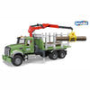 BRUDER MACK Granite Timber Logging Truck with 3 Logs 1:16