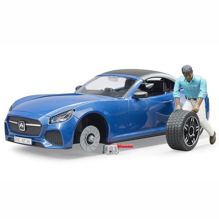 BRUDER Roadster with driver 1:16