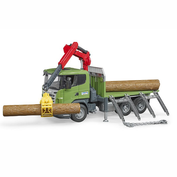 BRUDER Scania R-series Timber truck with 3 logs 1:16