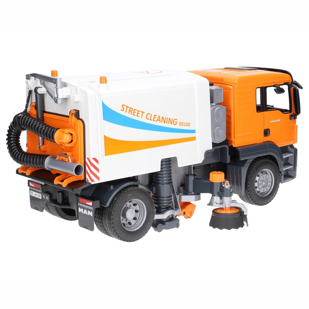 Load image into Gallery viewer, BRUDER MAN TGS Toy Street Sweeper