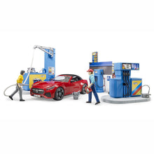 Load image into Gallery viewer, BRUDER Petrol Station and Car Wash