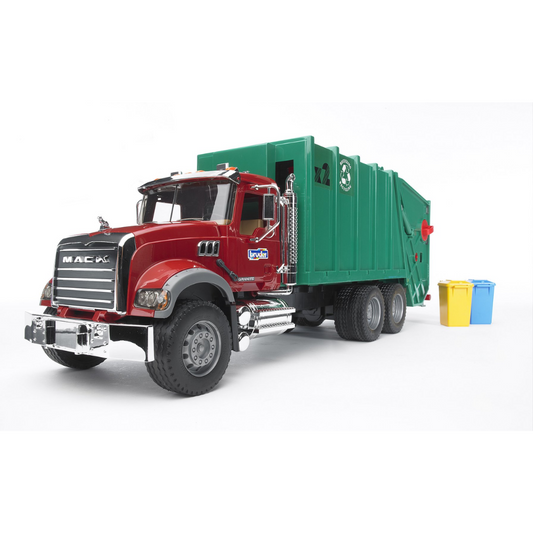 BRUDER 1:16 MACK Granite Garbage Truck
