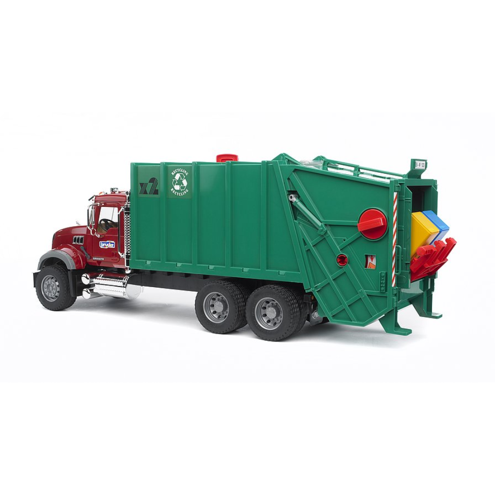 Load image into Gallery viewer, BRUDER 1:16 MACK Granite Garbage Truck