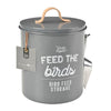 BURGON & BALL Bird Food Tin with Lid - Charcoal