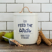 Load image into Gallery viewer, BURGON &amp; BALL Bird Food Tin with Lid - Stone