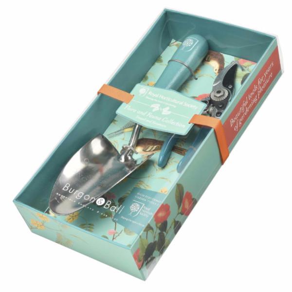 BURGON & BALL  |  Flora & Fauna Gift Set - Trowel and Secateurs