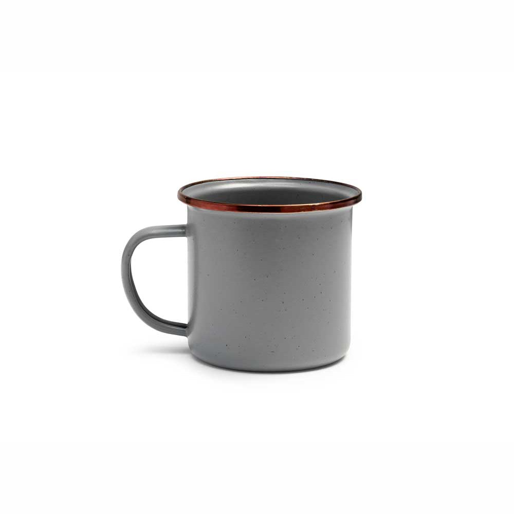 Load image into Gallery viewer, BAREBONES Enamel Cup Set 2 - Slate Grey