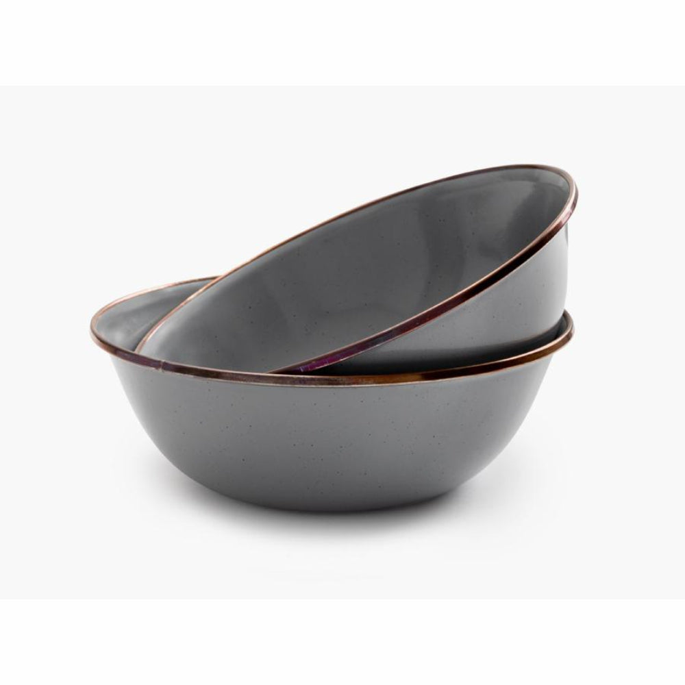 Load image into Gallery viewer, BAREBONES Enamel Bowl Set 2 - Slate Grey