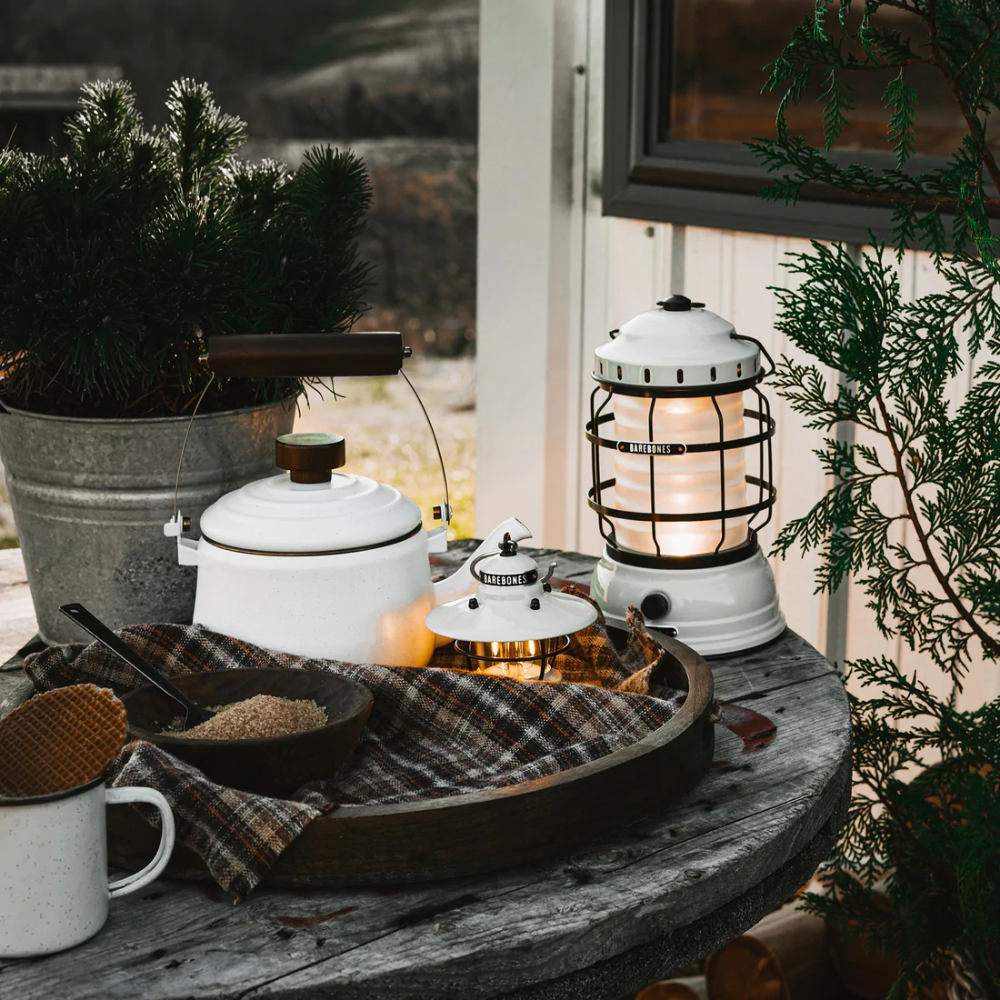 Load image into Gallery viewer, BAREBONES Forest Lantern - Vintage White