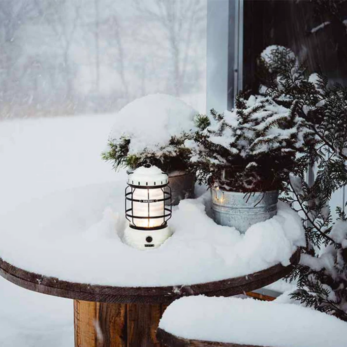BAREBONES Forest Lantern - Vintage White