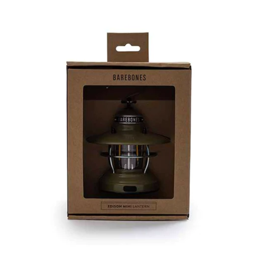 Load image into Gallery viewer, BAREBONES Edison Mini Lantern - Olive Drab