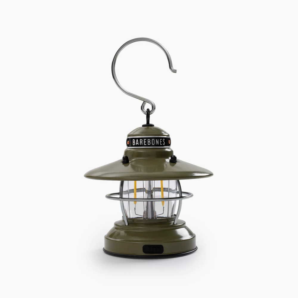 Load image into Gallery viewer, BAREBONES Edison Mini Lantern - Olive Drab