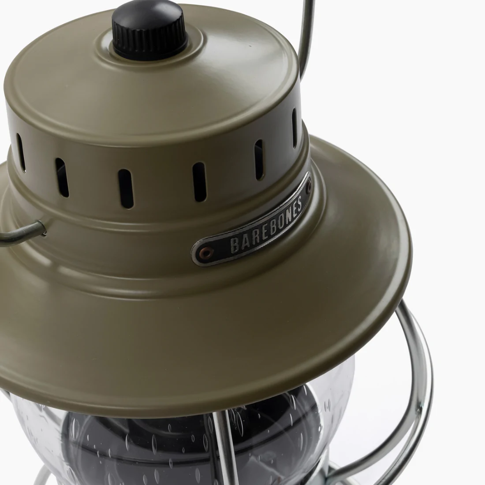 Load image into Gallery viewer, BAREBONES Railroad Lantern - Olive Drab