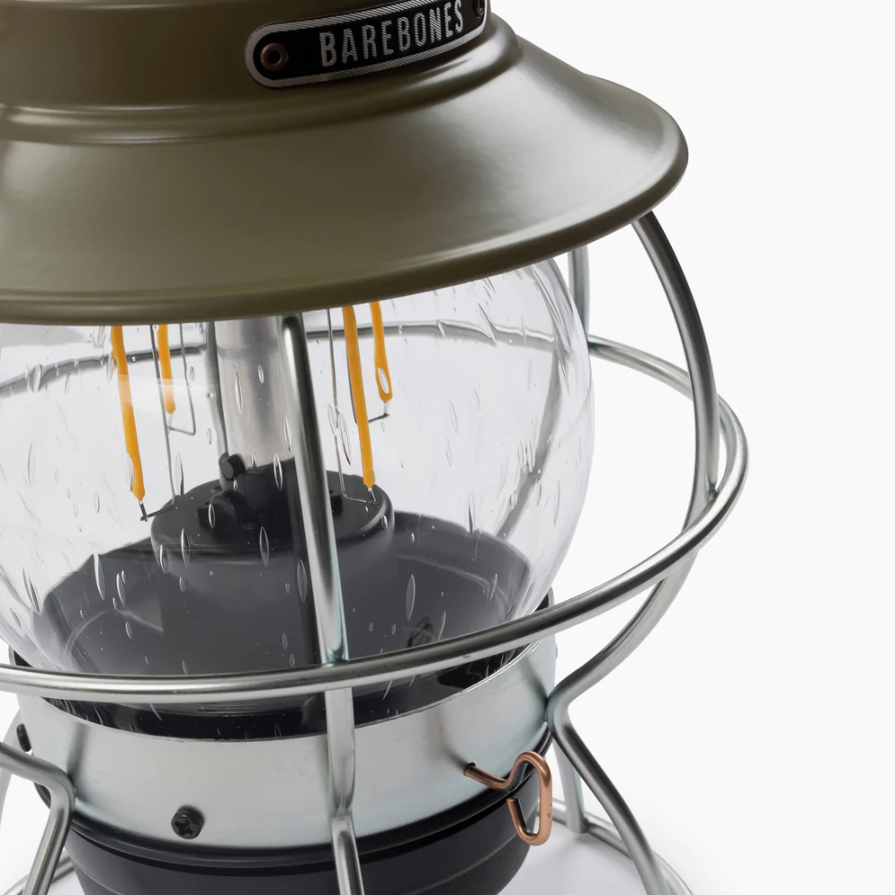 Load image into Gallery viewer, BAREBONES Railroad Lantern - Olive Drab