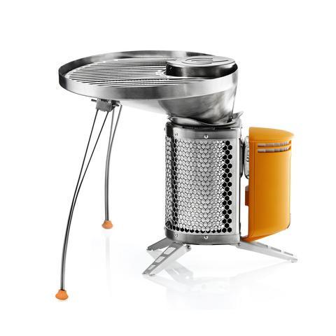 BIOLITE CampStove with portable grill side view