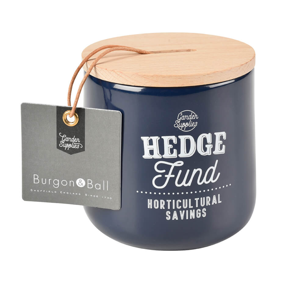 BURGON & BALL Hedge Fund Money Box - Atlantic Blue