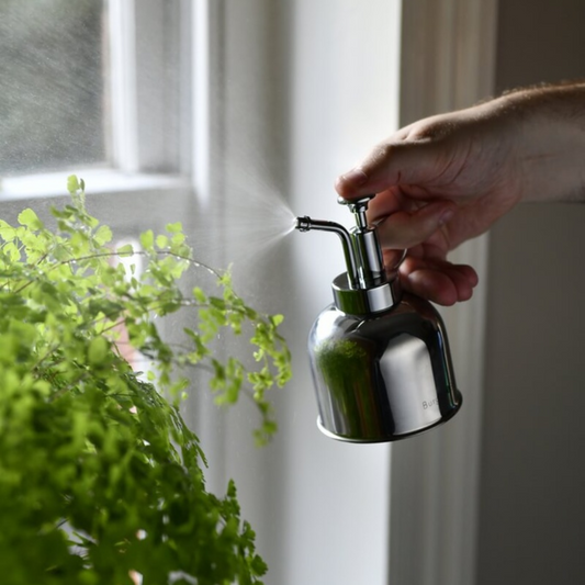 BURGON & BALL Indoor Plant Mister - Stainless Steel