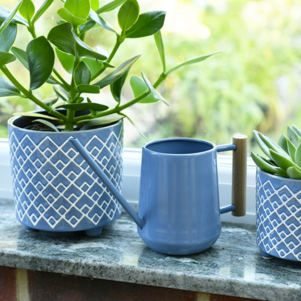 Load image into Gallery viewer, BURGON &amp; BALL  Indoor Watering Can - Heritage Blue
