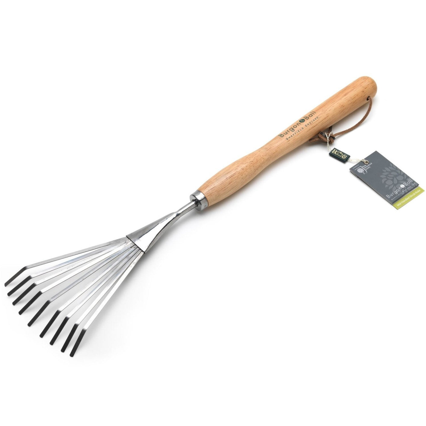 Load image into Gallery viewer, BURGON &amp; BALL | Mid Handled Shrub Rake - RHS Endorsed