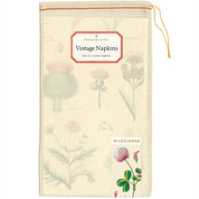 Load image into Gallery viewer, CAVALLINI &amp; Co. 100% Natural Cotton Napkins Set of 4 - Wildflowers